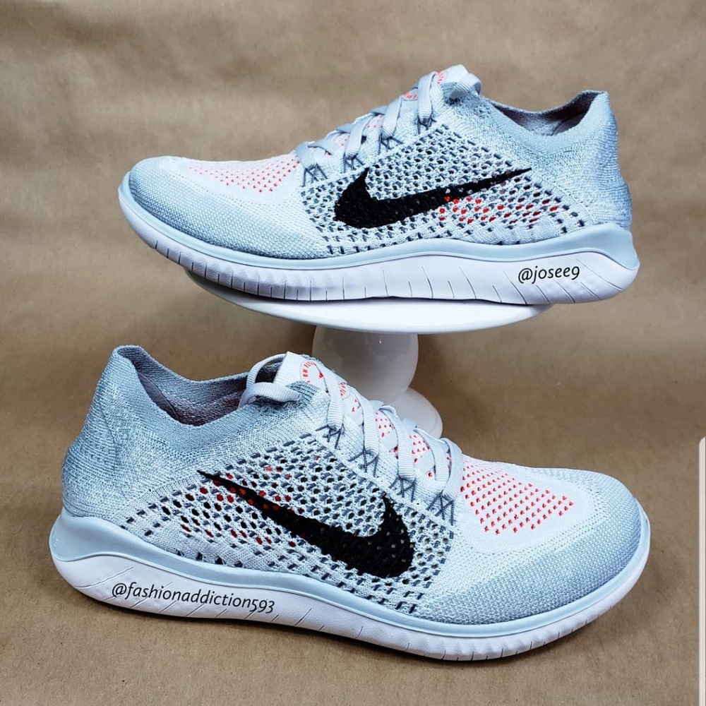 Nike Free RN Flyknit 2018 Women's platinium black - Picture 6 of 7
